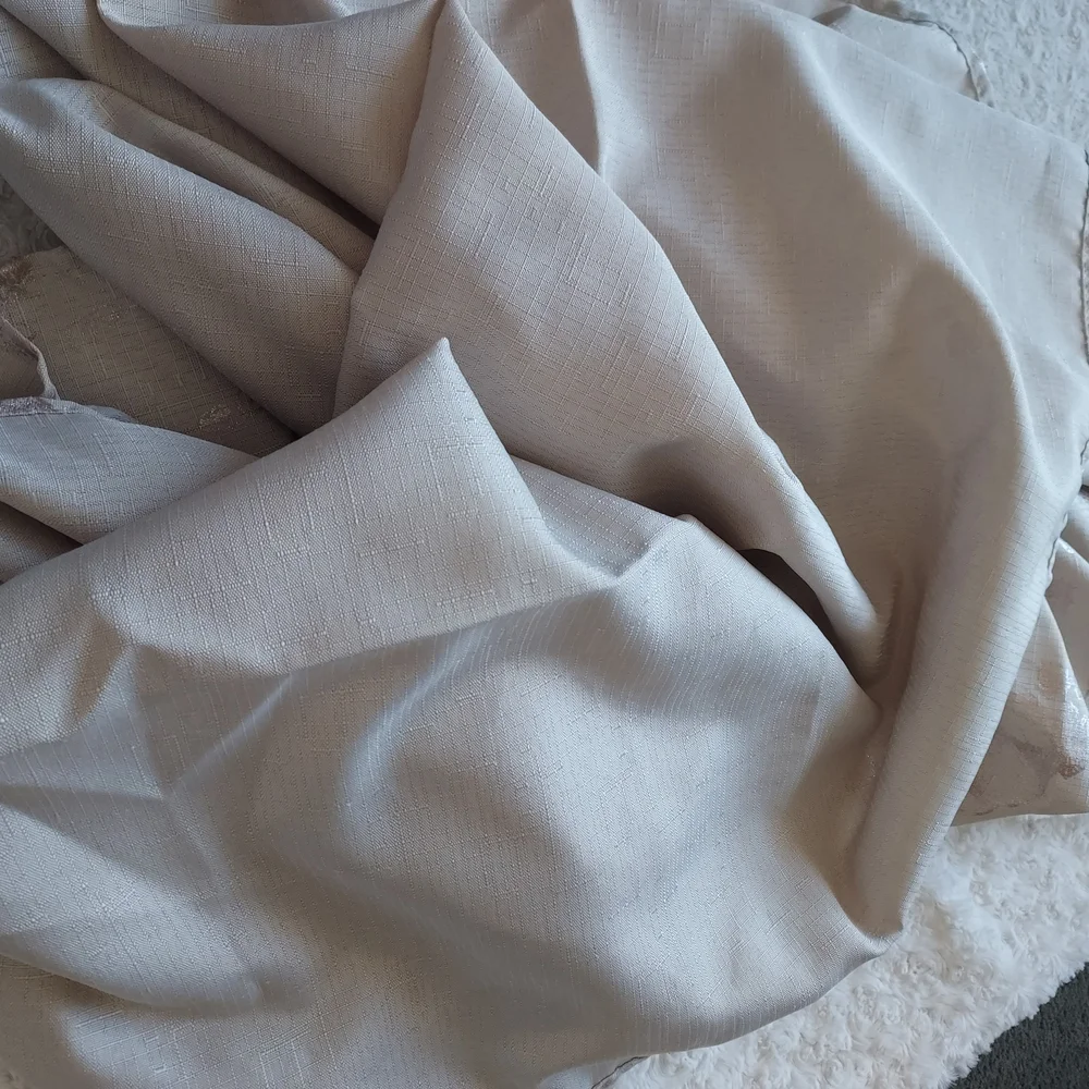 Shimmery Beige Fall Pumpkin Themed Tablecloth 68x50